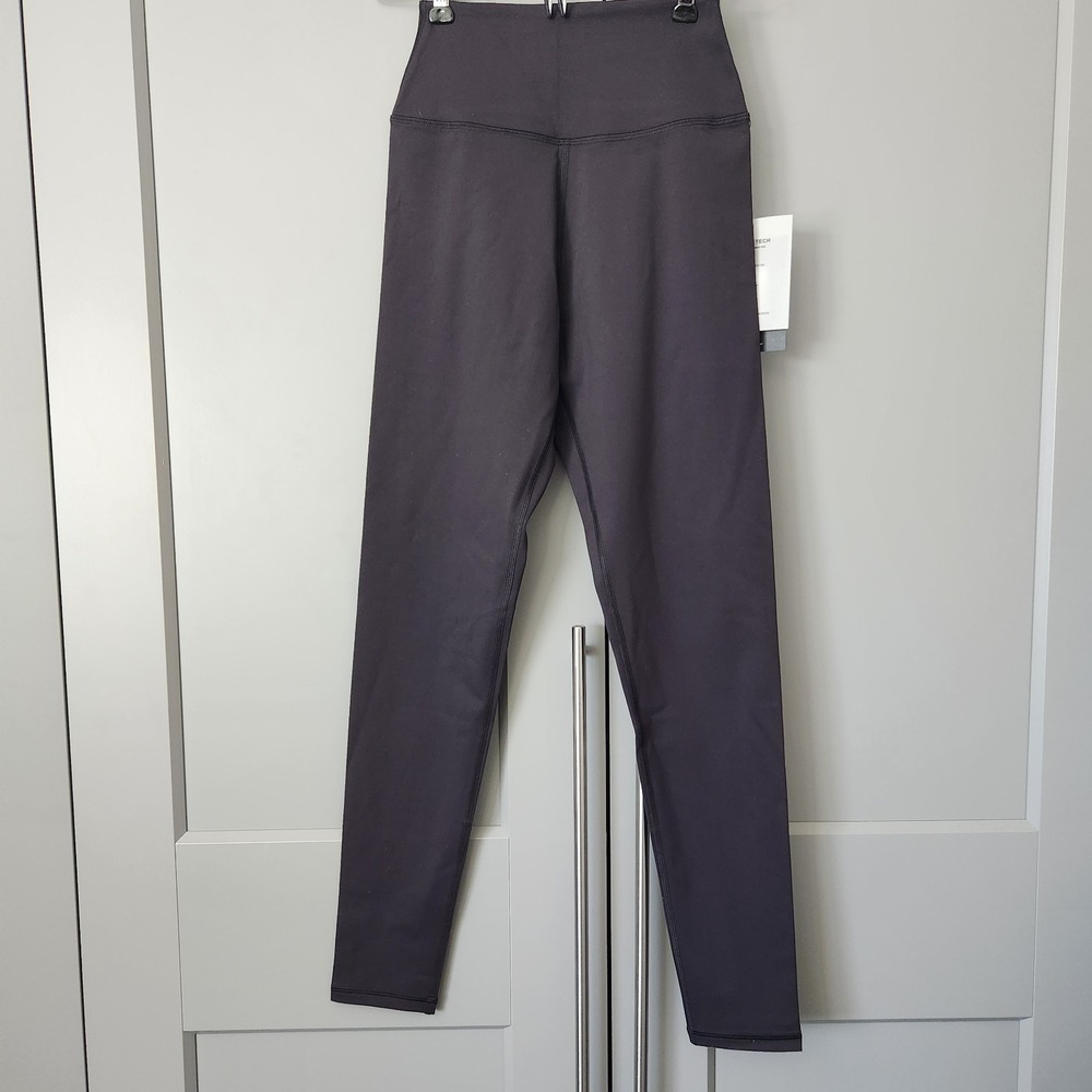 New XS Spiritual Gangster Lotus 7/8 Legging Compression UVA/UVB Black NWT Pants